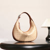 Design Niche Women's Woven Genuine Leather Bag