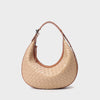 Design Niche Women's Woven Genuine Leather Bag