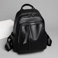 Light Luxury High-grade Women's Backpack PU Soft Leather Fashion