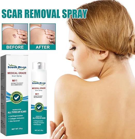 South Moon Medical Grade Scar Spray,Advanced Scar Removal Spray – Sooqlys